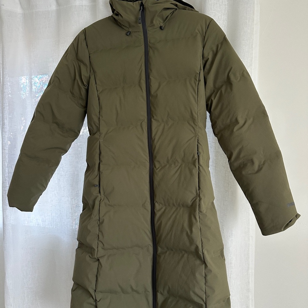 Patagonia Green Hooded Puffer - Jackson Glacier Parka - Picture 2 of 5
